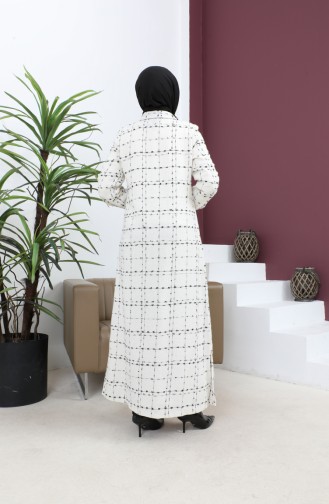 Buttoned Cashmere Coat White 19160 14913