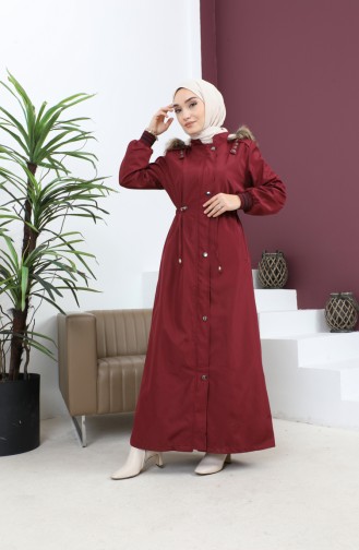 Manteau Bordeaux 13720