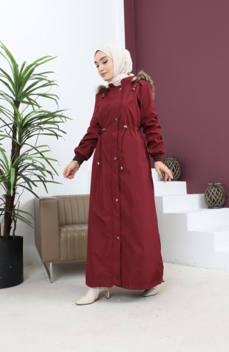 Manteau Bordeaux 13720