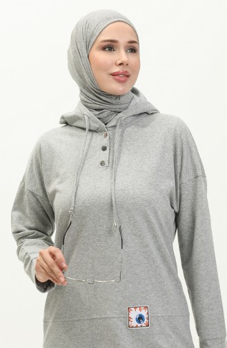 Hooded Tracksuit 3036-08 Gray 3036-08