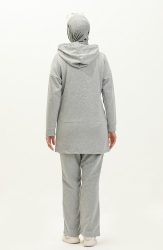 Hooded Tracksuit 3036-08 Gray 3036-08