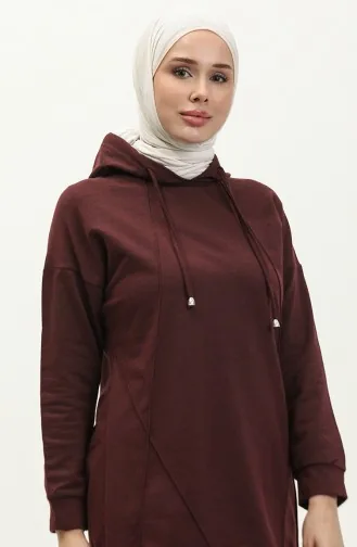 طقم رياضي بقبعة 3039-01 برقوقي 3039-01