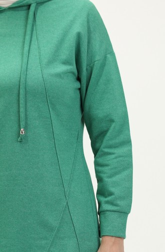 Elastic Detail Tracksuit 3039-12 Green 3039-12