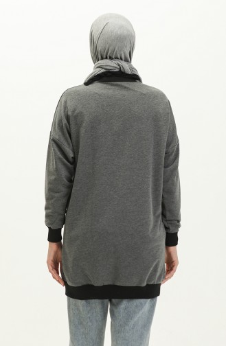 Sweatshirt Met Ronde Hals 23012-01 Antraciet 23012-01