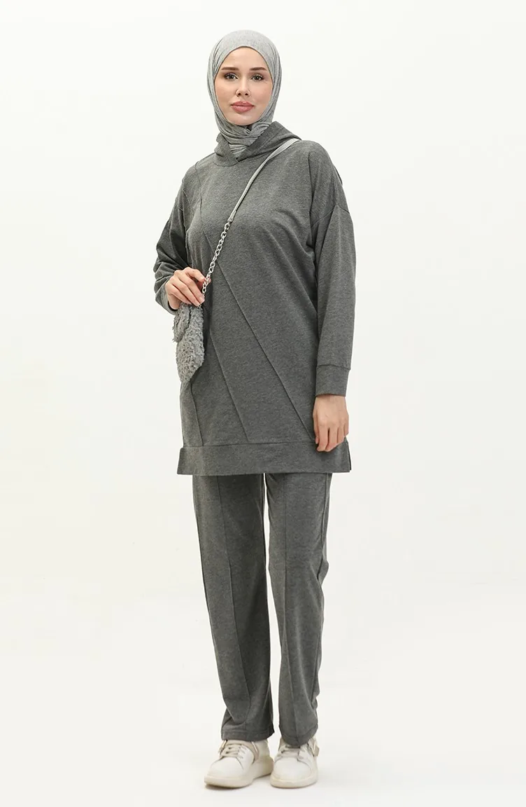 طقم رياضي 23009-01 رمادي 23009-01