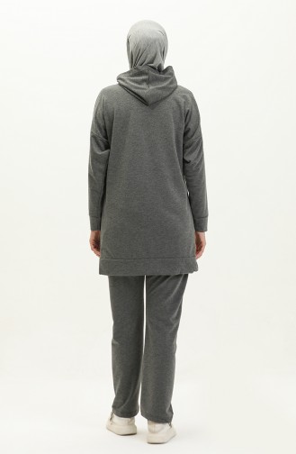 Two Piece Tracksuit Set 23009-01 Gray 23009-01