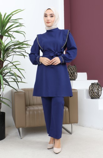 Costume Détail Rayé Indigo 19132 14638