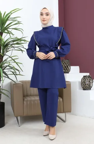 Costume Détail Rayé Indigo 19132 14638