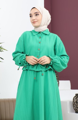 Shirt Skirt Suit Green 19146 14807