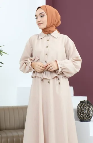 Hemdrock-Anzug Beige 19146 14808