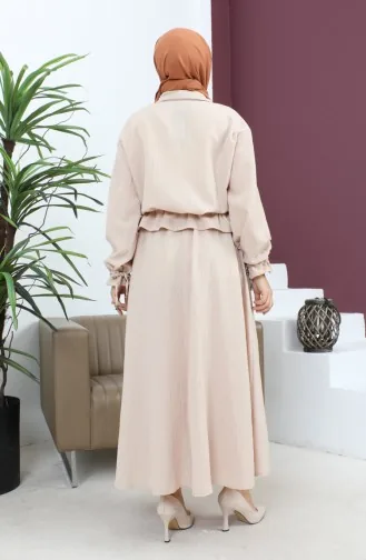 Hemdrock-Anzug Beige 19146 14808