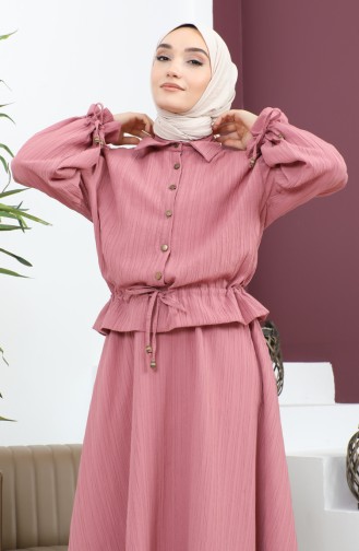 Ensemble Chemise Jupe Dusty Rose 19146 14809