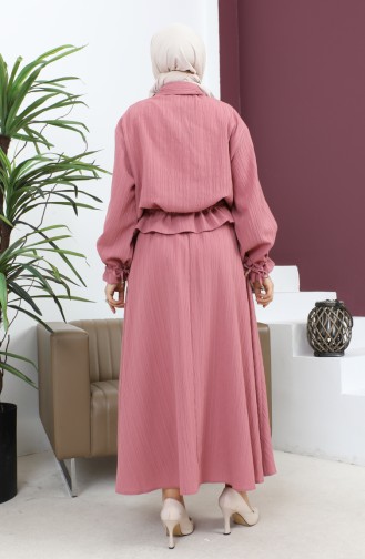 Ensemble Chemise Jupe Dusty Rose 19146 14809