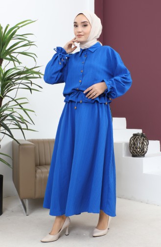 Shirt Skirt Suit Indigo 19146 14810