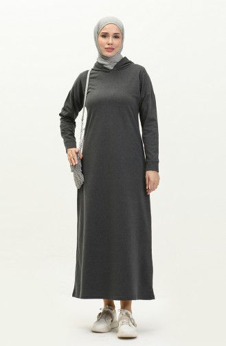 Kapuzenkleid 3012-04 Anthrazit 3012-04