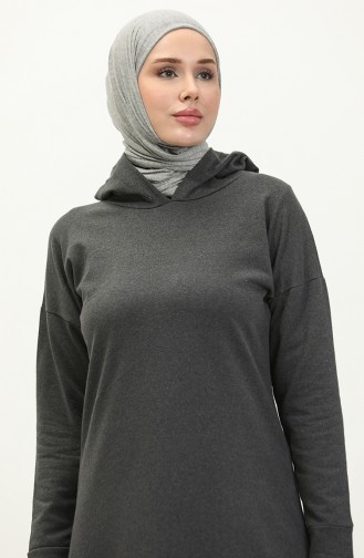 Hooded Dress 3012-04 Anthracite 3012-04