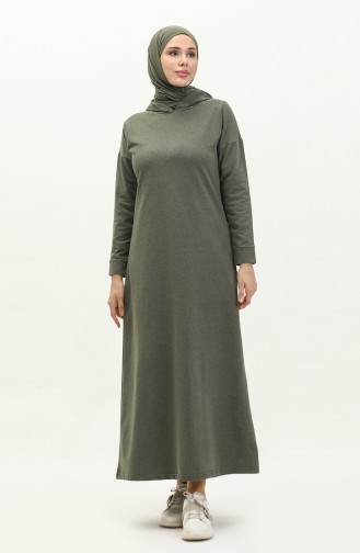 Hooded Dress 3012-05 Khaki 3012-05