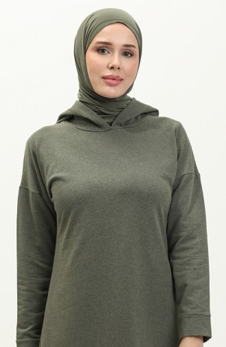 Robe A Capuche 3012-05 Khaki 3012-05