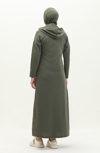 Hooded Dress 3012-05 Khaki 3012-05