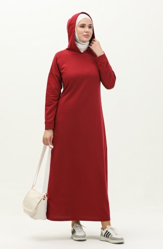 Robe A Capuche 3012-06 Rouge Claret 3012-06