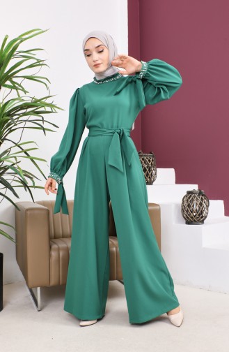 Parel Gedetailleerde Jumpsuitjurk Emerald 19152 14681