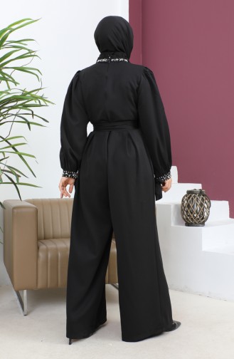 Parel Gedetailleerde Jumpsuitjurk Zwart 19152 14684