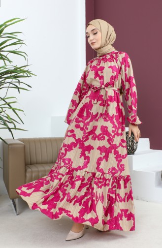 Plum Hijab Dress 14690