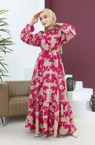 Plum Hijab Dress 14690