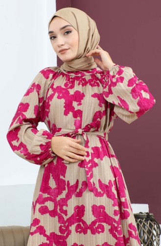 Plum Hijab Dress 14690