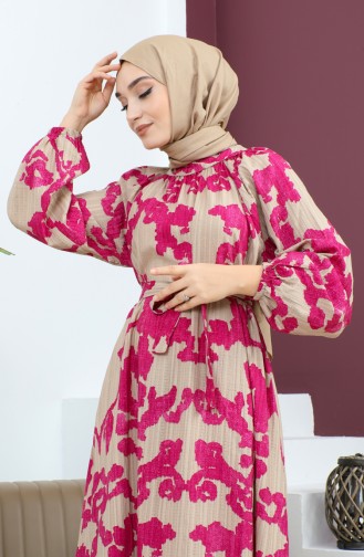 Plum Hijab Dress 14690