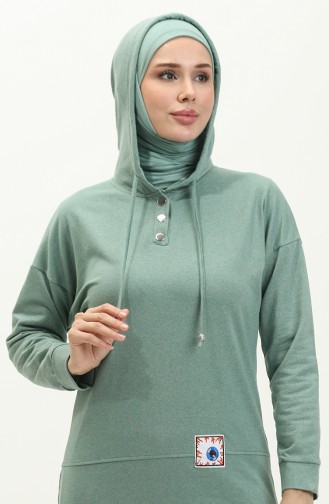 Hooded Tracksuit 3036-01 Green 3036-01