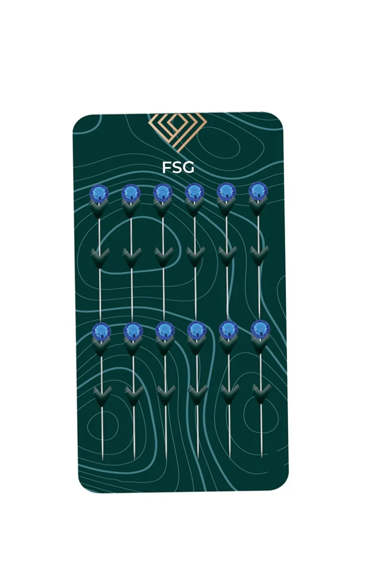 دبوس أزرق ملكي لإيشارب 12  قطع 12-233-69-00-00 12-233-69-00-00