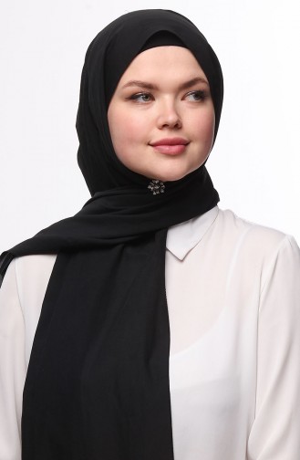 Shawl Scarf Brooch 13-265-71 Black 13-265-71