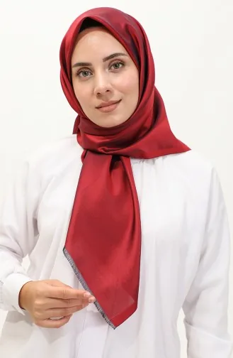 Plain Scarf 1266-06 Claret Red 1266-06