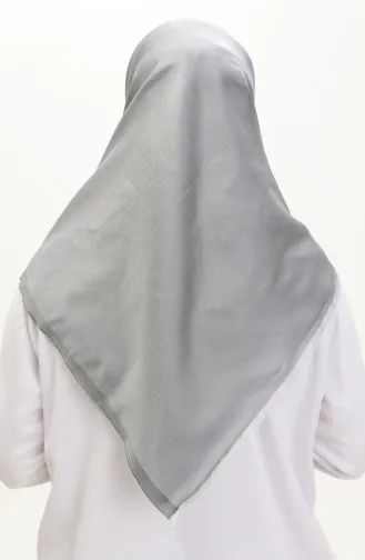 إيشارب سادة 1266-14 رمادي فضي 1266-14
