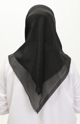 Plain Scarf 1266-18 Black 1266-18