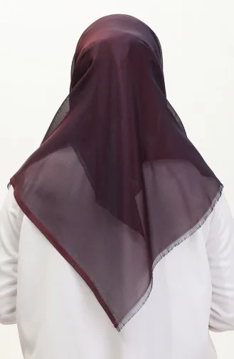إيشارب سادة 1266- 22 برقوقي غامق 1266-22