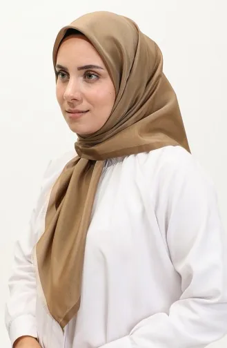وشاح سادة 1266-25 لون مينك داكن 1266-25