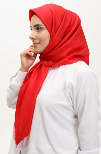 Plain Scarf 1266-31 Red 1266-31