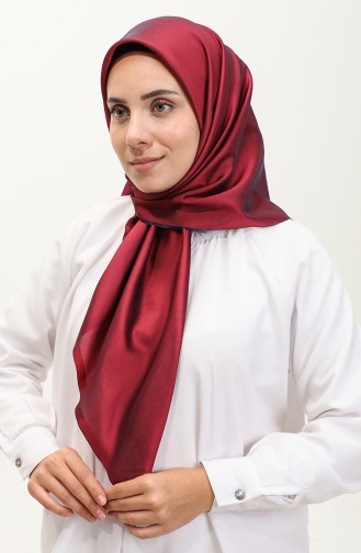 Plain Scarf 1266-32 Claret Red 1266-32