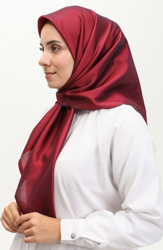 Plain Scarf 1266-32 Claret Red 1266-32