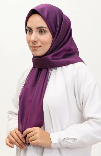 Plain Scarf 1266-33 Purple 1266-33