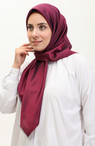 Plain Scarf 1266-37 Plum 1266-37