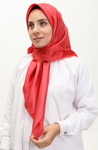 Plain Scarf 1266-40 Pomegranate Flower 1266-40