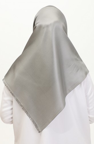 Plain Scarf 1266-62 Light Gray 1266-62