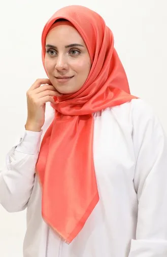 Einfarbiger Schal 1266-63 Orange 1266-63