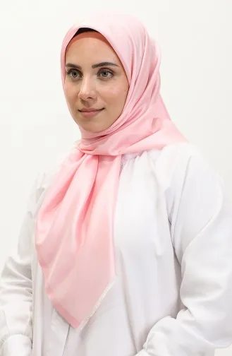 Düz Eşarp 1266-64 Pembe