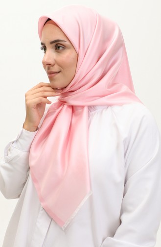 Plain Scarf 1266-64 Pink 1266-64