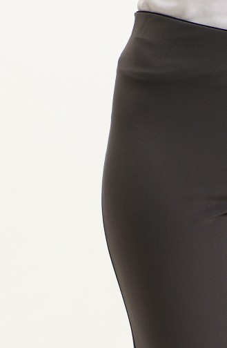 Damenhose Mit Elastischem Bund Und Seitlichem Reißverschluss 9001-02 Anthrazit 9001-02