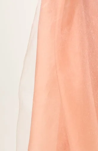 Châle Tulle 1265-02 Yavruağzı Crème 1265-02
